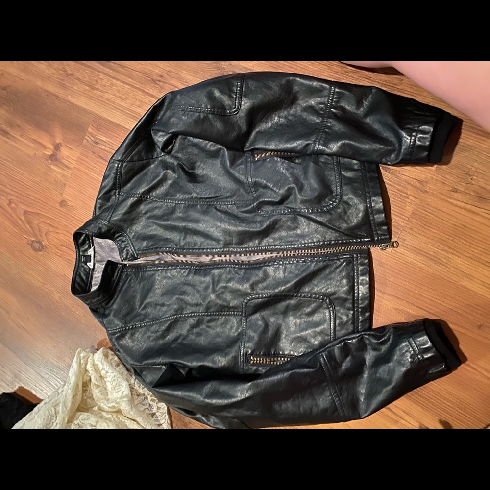 Leather jacket